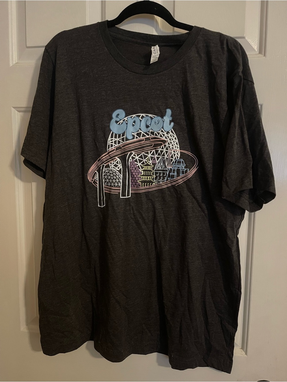 Epcot Graphic Short-Sleeve Unisex T-Shirt - Charcoal